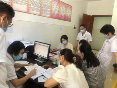 益阳市卫健委来沅督导健康民生项目和免费产前筛查工作